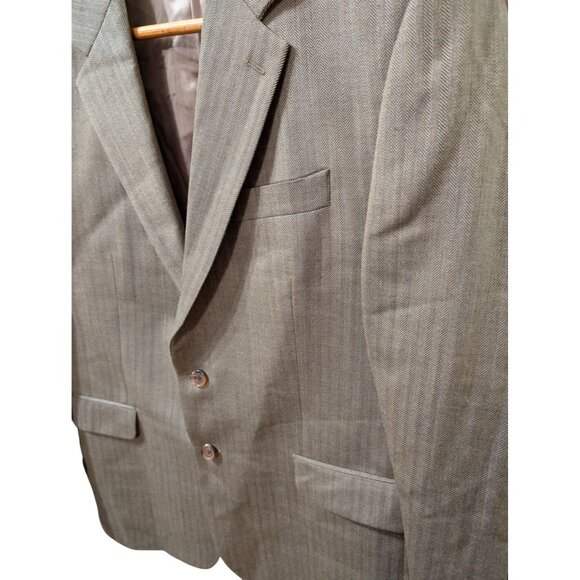 Lauren Ralph Lauren Wool Herringbone Mens Blazer 43R - Picture 2 of 6